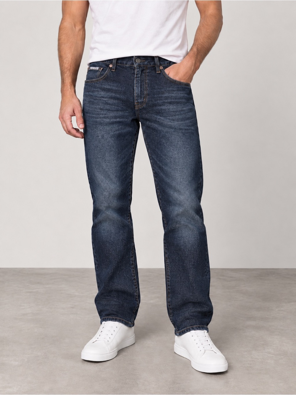 French Connection Men’s Slim Straight Jeans Indigo Wash W33 L32 NWT